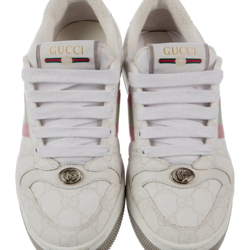 Gucci GG Supreme Grosgrain Trim Sneakers